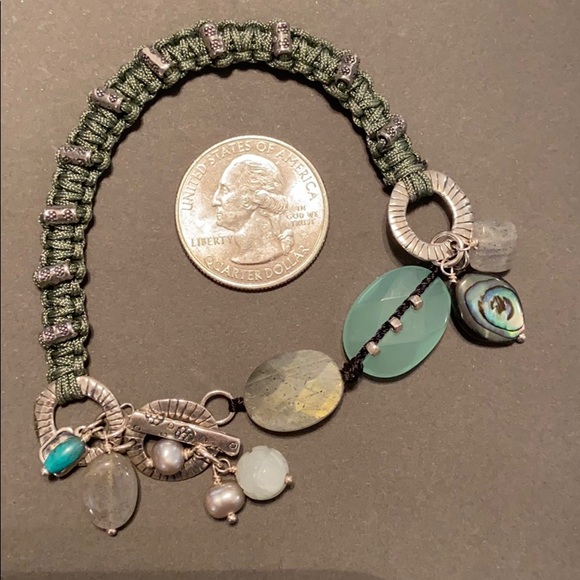 🌟SILPADA B2314 Woven Cord & Mixed Stone Bracelet - Picture 8 of 8